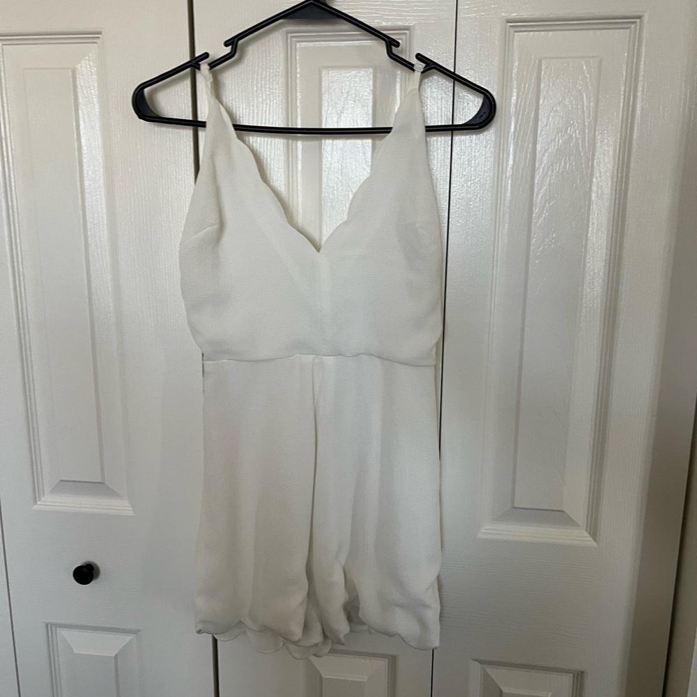 WHITE ROMPER